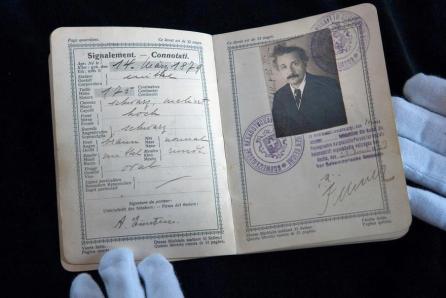 Albert Einstein Swiss passport